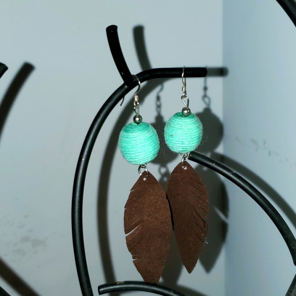 Hand made  swayed earrings